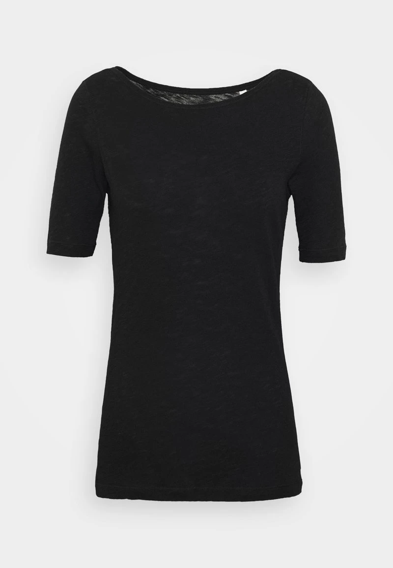 Marc O'Polo Damen SHORT SLEEVE BOAT NECK - T-Shirt Basic - Black 5 Marc O'Polo Damen SHORT SLEEVE BOAT NECK - T-Shirt Basic - Black – Bild 5