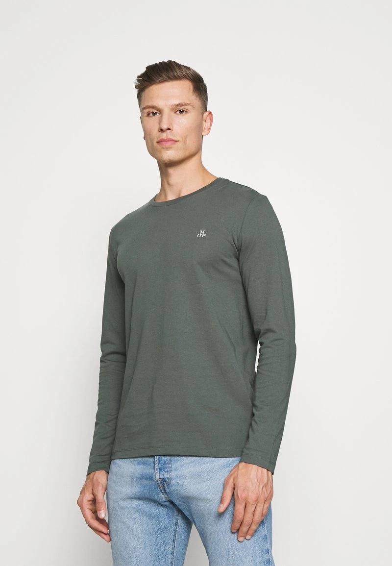 Marc O'Polo LONG SLEEVE ROUND NECK - Langarmshirt - Mangrove | Herren 1 Marc O'Polo LONG SLEEVE ROUND NECK - Langarmshirt - Mangrove | Herren