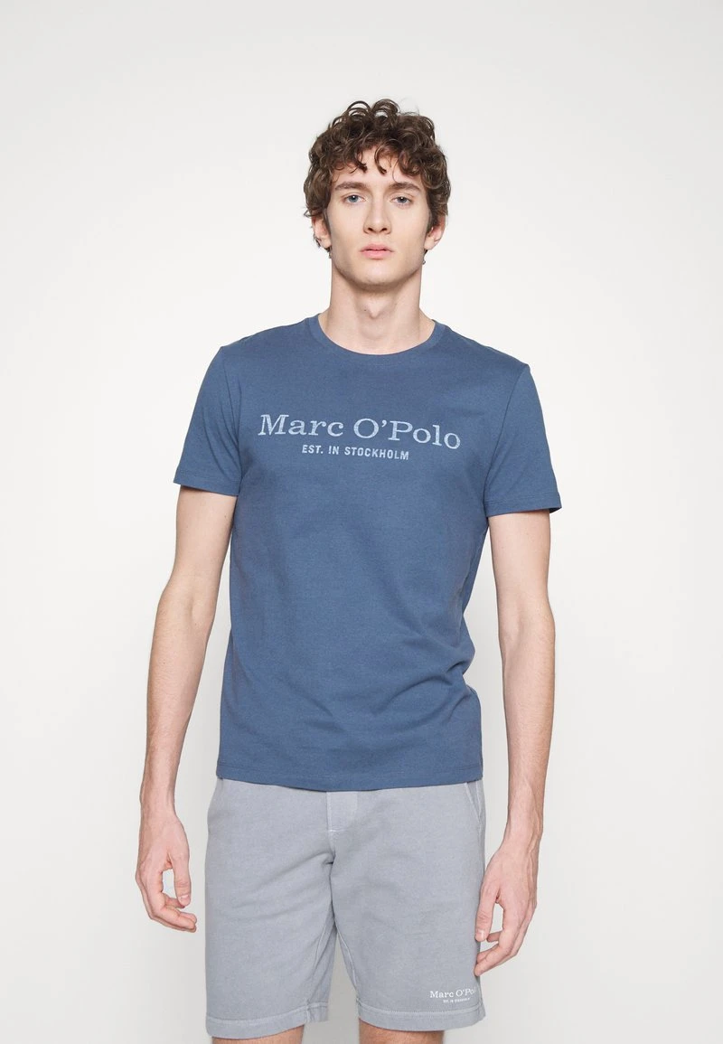 Marc O'Polo SHORT SLEEVE ROUND NECK CLASSIC - T-Shirt Print - Moon Stone | Herren 1 Marc O'Polo SHORT SLEEVE ROUND NECK CLASSIC - T-Shirt Print - Moon Stone | Herren