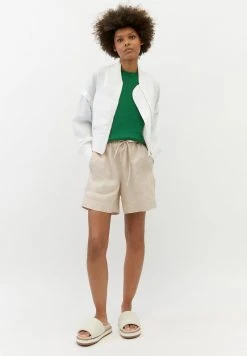 Marc O'Polo AUS REINEM - Shorts - Beige | Damen