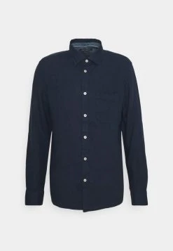 Marc O'Polo KENT COLLAR LONG SLEEVE INSERTED - Hemd - Total Eclipse | Herren