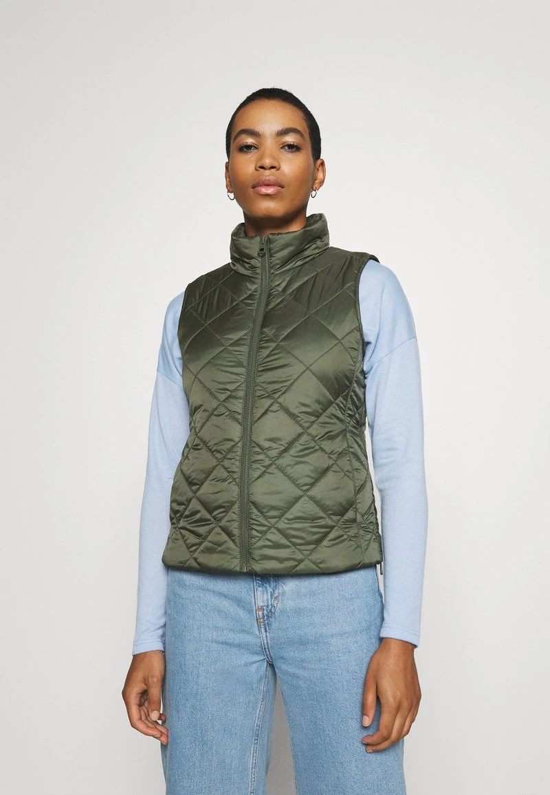 Marc O'Polo VEST STAND UP COLLAR FRONT ZIPPER - Weste - Fresh Moss | Damen 1 Marc O'Polo VEST STAND UP COLLAR FRONT ZIPPER - Weste - Fresh Moss | Damen