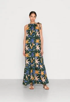 Marc O'Polo DRESS NECKHOLDER STYLE MAXI LENGTH - Maxikleid - Multi | Damen