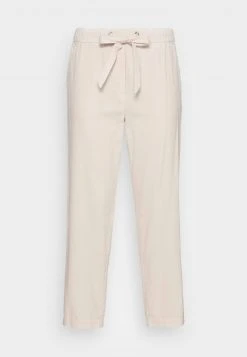 Marc O'Polo PANTS TAPERED LEG FRENCH POCKETS CROPPED - Stoffhose - Chalky Sand | Damen