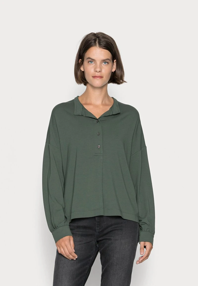 Marc O'Polo Damen BLOUSE BUTTON PLACKET - Bluse - Fresh Moss 1 Marc O'Polo Damen BLOUSE BUTTON PLACKET - Bluse - Fresh Moss