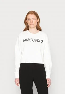 Marc O'Polo ROUND NECK LONG SLEEVES CROPPED LENGTH - Sweatshirt - Salty White | Damen