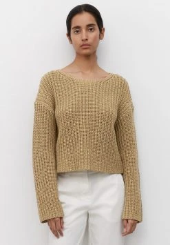 Marc O'Polo Damen Strickpullover - Beige