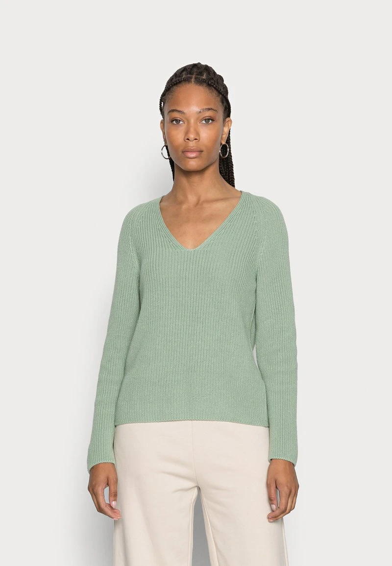 Marc O'Polo LONGSLEEVE V NECK - Strickpullover - Breezy Mint | Damen 1 Marc O'Polo LONGSLEEVE V NECK - Strickpullover - Breezy Mint | Damen
