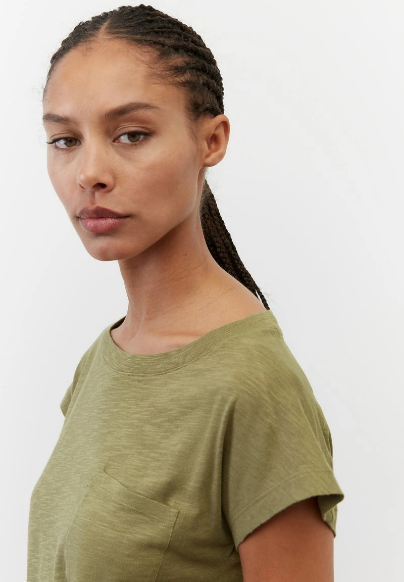 Marc O'Polo Damen T-Shirt Basic - Hazy Forest 5 Marc O'Polo Damen T-Shirt Basic - Hazy Forest – Bild 5