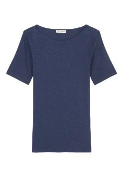 Marc O'Polo Damen T-Shirt Basic - Noble Blue