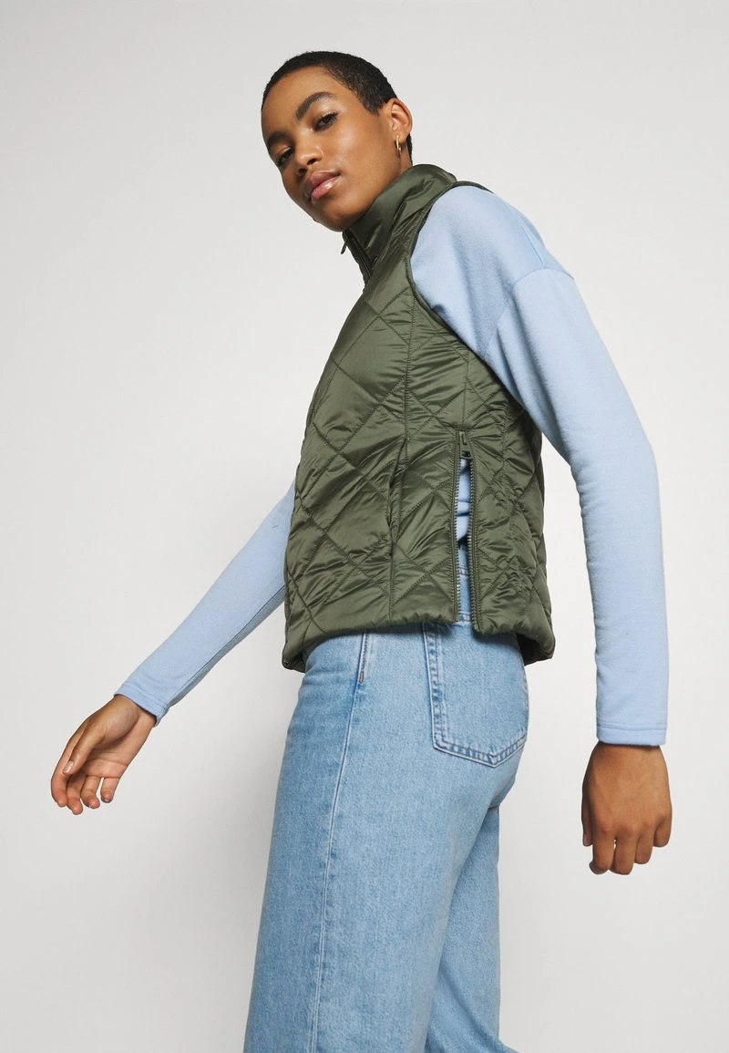 Marc O'Polo VEST STAND UP COLLAR FRONT ZIPPER - Weste - Fresh Moss | Damen 4 Marc O'Polo VEST STAND UP COLLAR FRONT ZIPPER - Weste - Fresh Moss | Damen – Bild 4