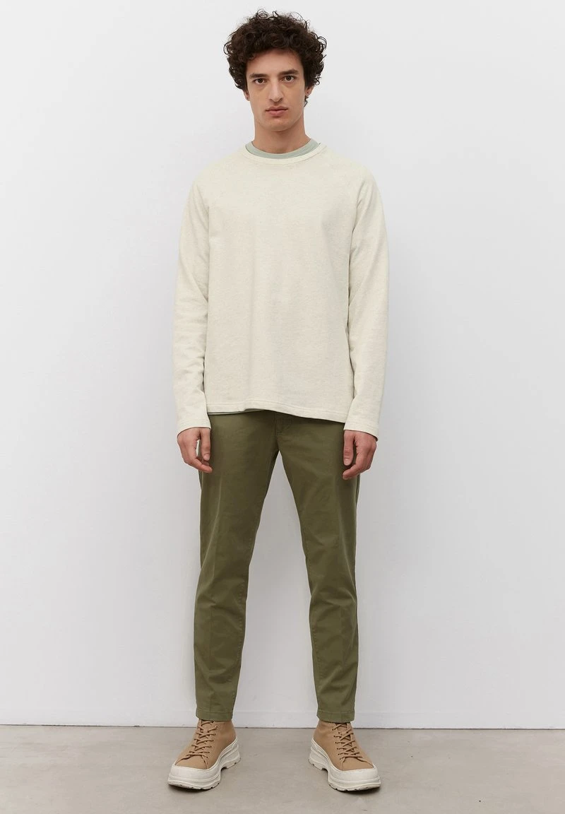 Marc O'Polo Langarmshirt - Beige Melange | Herren 2 Marc O'Polo Langarmshirt - Beige Melange | Herren – Bild 2