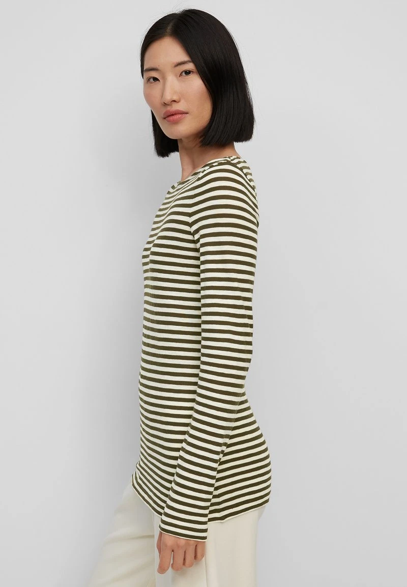 Marc O'Polo Langarmshirt - Multi Olive | Damen 4 Marc O'Polo Langarmshirt - Multi Olive | Damen – Bild 4