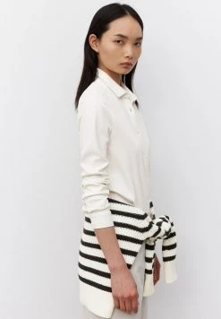Marc O'Polo ORGANIC - Hemdbluse - Salty White | Damen -Marc O'Polo Verkäufe 0ec0ee444dcf4e68b58310e31bd3b302
