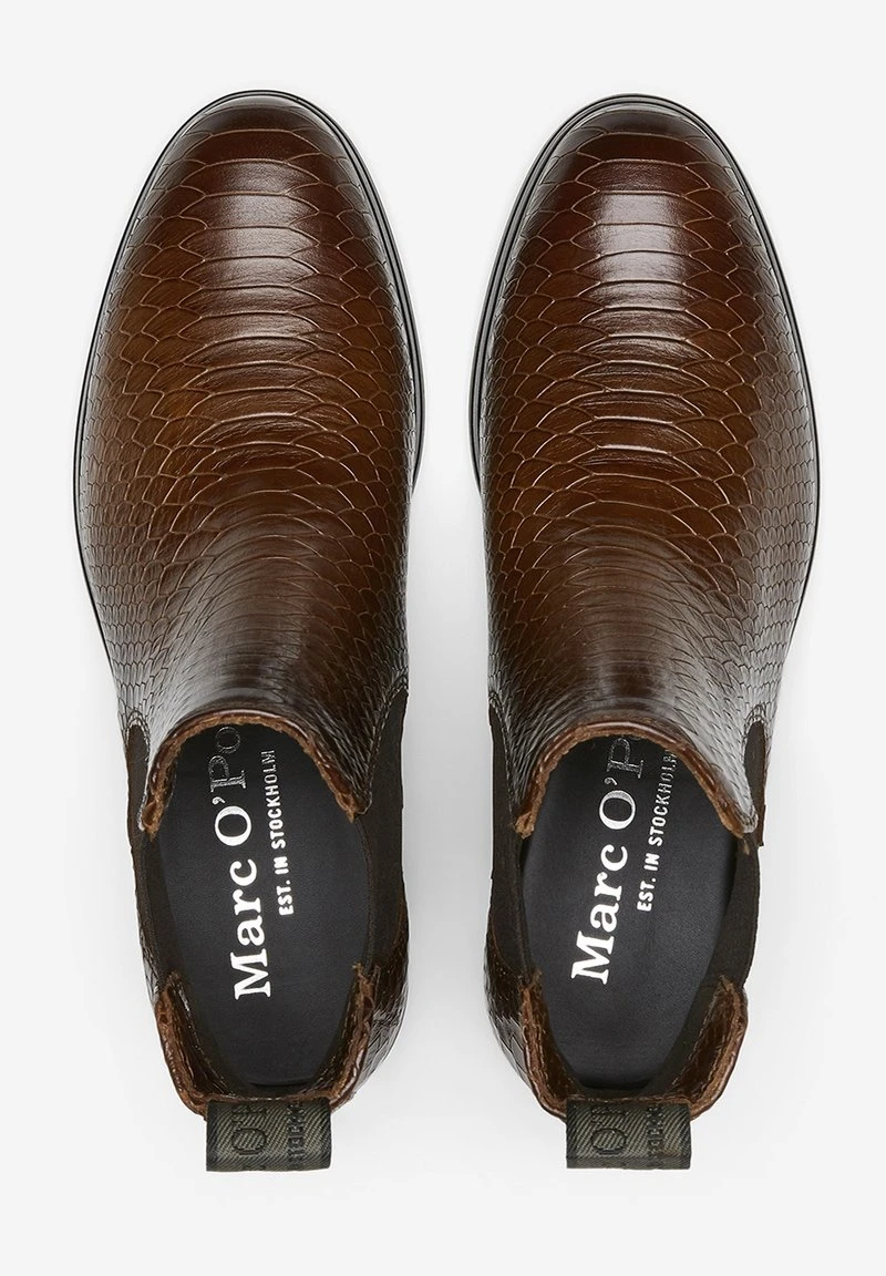 Marc O'Polo Damen MIT MODISCHER PRÄGUNG - Ankle Boot - Cognac 3 Marc O'Polo Damen MIT MODISCHER PRÄGUNG - Ankle Boot - Cognac – Bild 3