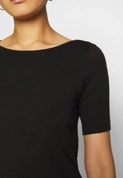 Marc O'Polo Damen SHORT SLEEVE BOAT NECK - T-Shirt Basic - Black 11 Marc O'Polo Damen SHORT SLEEVE BOAT NECK - T-Shirt Basic - Black -Marc O'Polo Verkäufe 101f548881a2428a82aea059cc2b7735