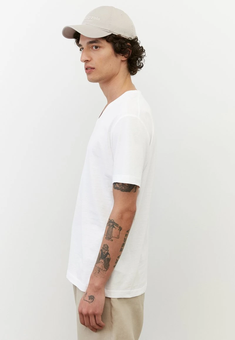 Marc O'Polo Herren IN SOFT TOUCH QUALITÄT - T-Shirt Basic - White 4 Marc O'Polo Herren IN SOFT TOUCH QUALITÄT - T-Shirt Basic - White – Bild 4