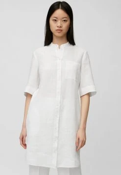 Marc O'Polo Blusenkleid - White Linen | Damen