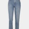 Marc O'Polo TROUSER MOMS FIT HIGH WAIST - Jeans Straight Leg - Blue Denim | Damen