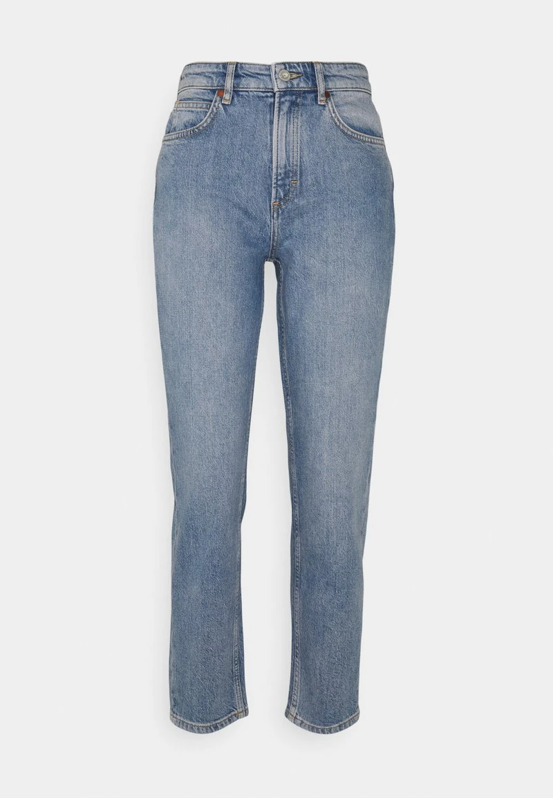 Marc O'Polo TROUSER MOMS FIT HIGH WAIST - Jeans Straight Leg - Blue Denim | Damen 1 Marc O'Polo TROUSER MOMS FIT HIGH WAIST - Jeans Straight Leg - Blue Denim | Damen