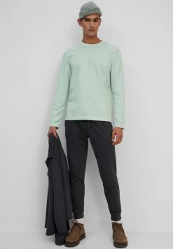 Marc O'Polo Herren Langarmshirt - Fermented Fern