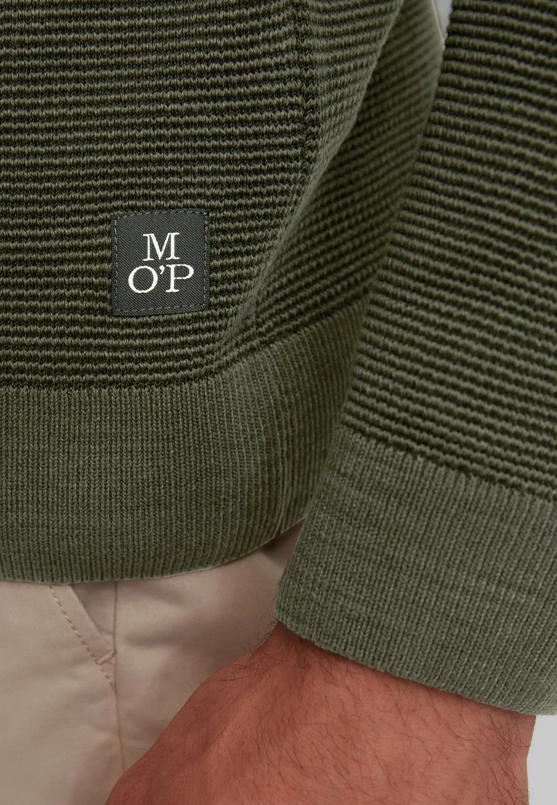 Marc O'Polo MIT STRUKTUR - Strickpullover - Green | Herren 4 Marc O'Polo MIT STRUKTUR - Strickpullover - Green | Herren – Bild 4
