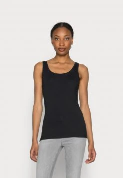 Marc O'Polo Damen ROUND NECK - Top - Black