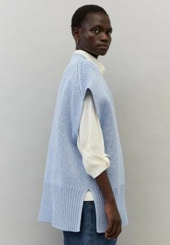 Marc O'Polo Damen ARCHIVE CODE - T-Shirt Print - Linen Blue -Marc O'Polo Verkäufe 17807ecaa50041adafe64ac00f175813