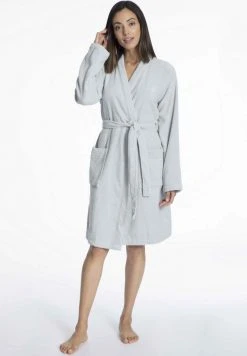 Marc O'Polo Damen Bademantel - Light Grey