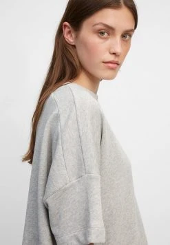 Marc O'Polo T-Shirt Basic - Stony Grey Melange | Damen -Marc O'Polo Verkäufe 19a9f22bf9484dfc890f4649fa7b6803