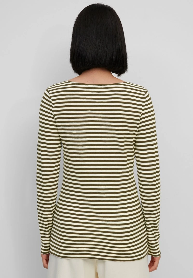 Marc O'Polo Langarmshirt - Multi Olive | Damen 3 Marc O'Polo Langarmshirt - Multi Olive | Damen – Bild 3