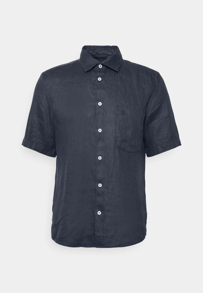 Marc O'Polo KENT COLLAR SHORT SLEEVE ONE CHEST POCKET - Hemd - Dark Navy | Herren 5 Marc O'Polo KENT COLLAR SHORT SLEEVE ONE CHEST POCKET - Hemd - Dark Navy | Herren – Bild 5