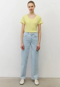 Marc O'Polo T-Shirt Basic - Lemon Sorbet | Damen -Marc O'Polo Verkäufe 1e0c6eab441a43bfaaaac3481fbc3b81