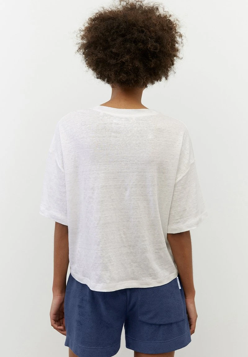 Marc O'Polo Damen REINEM - T-Shirt Print - White 3 Marc O'Polo Damen REINEM - T-Shirt Print - White – Bild 3