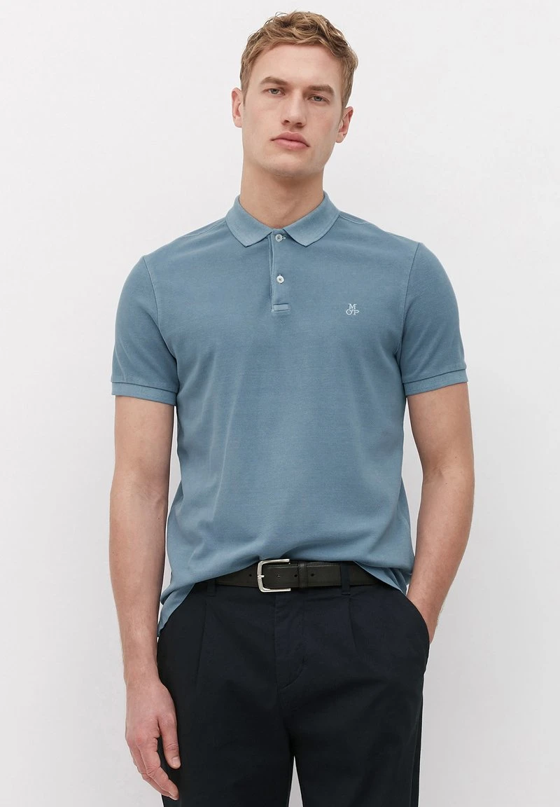 Marc O'Polo Herren Poloshirt - Stormy Sea 1 Marc O'Polo Herren Poloshirt - Stormy Sea