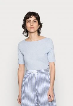 Marc O'Polo T-Shirt Basic - Light Blue | Damen