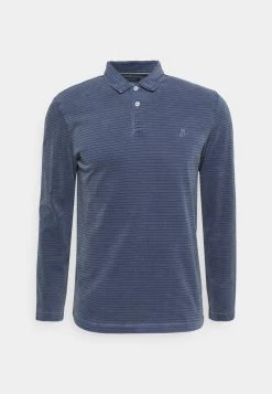Marc O'Polo LONG SLEEVE ALL OVER STRIPES - Poloshirt - Multi/total Eclipse | Herren -Marc O'Polo Verkäufe 1fde4cd230d44e6a998802b3fad4cbf5