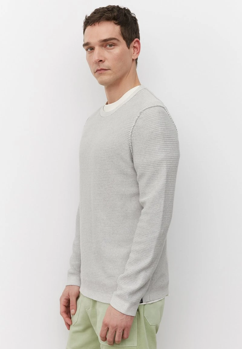 Marc O'Polo Strickpullover - Light Grey Melange | Herren 4 Marc O'Polo Strickpullover - Light Grey Melange | Herren – Bild 4