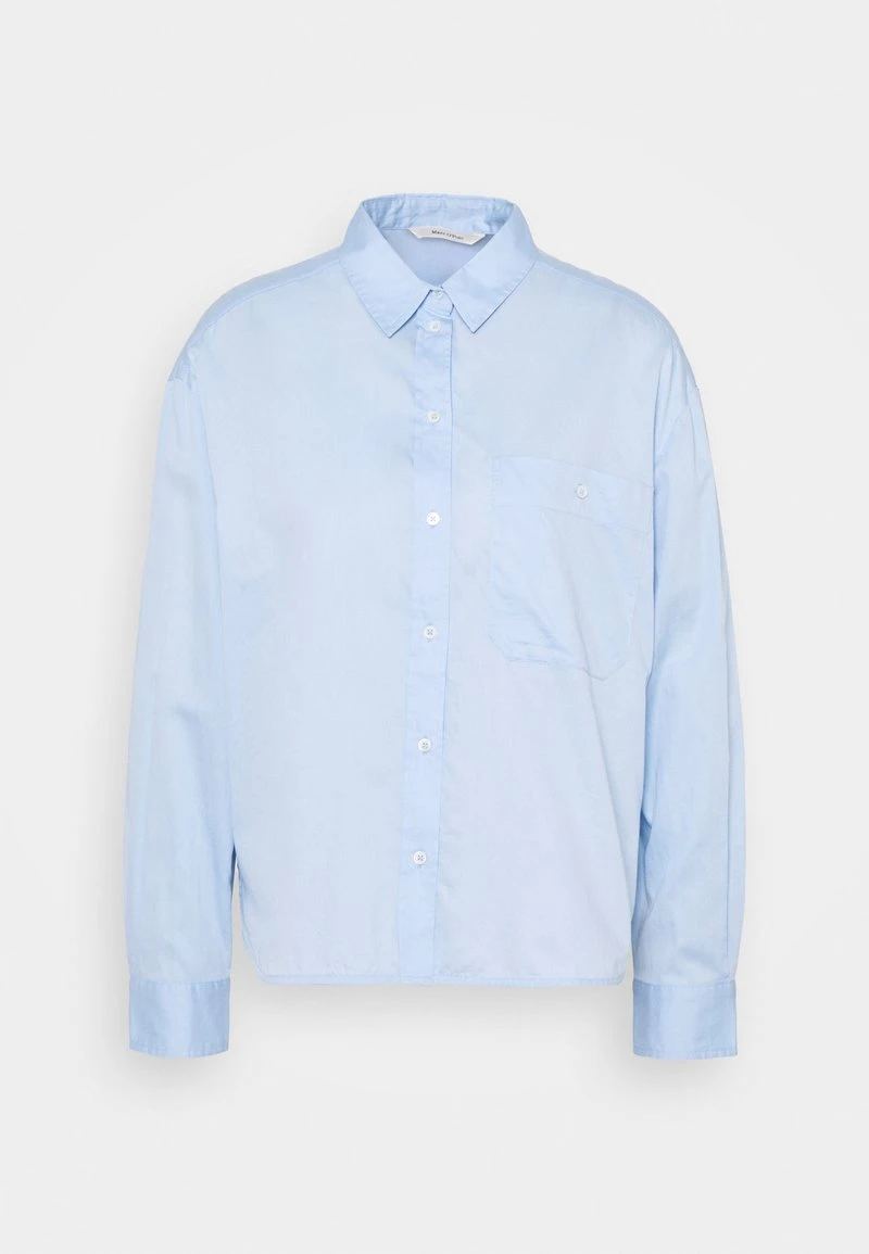Marc O'Polo Damen BLOUSE LONG SLEEVE KENT COLLAR - Bluse - Light Blue 1 Marc O'Polo Damen BLOUSE LONG SLEEVE KENT COLLAR - Bluse - Light Blue