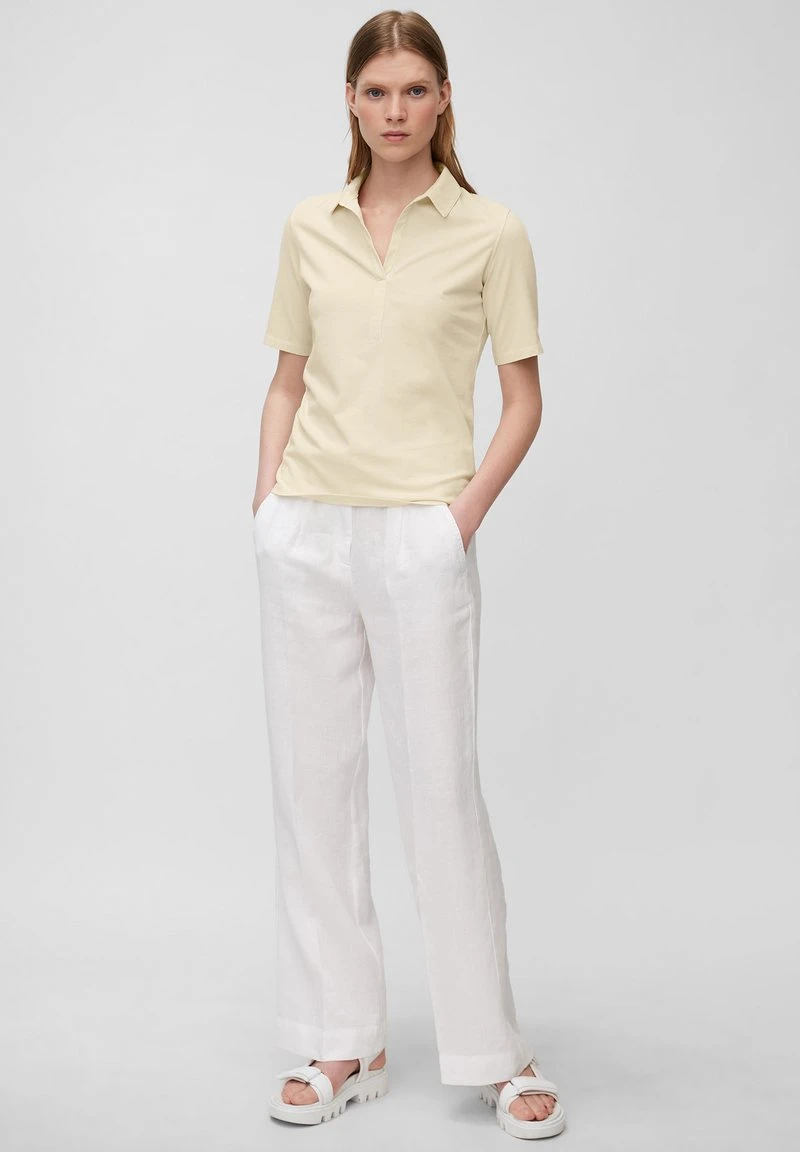 Marc O'Polo Damen Poloshirt - Summer Taupe 2 Marc O'Polo Damen Poloshirt - Summer Taupe – Bild 2