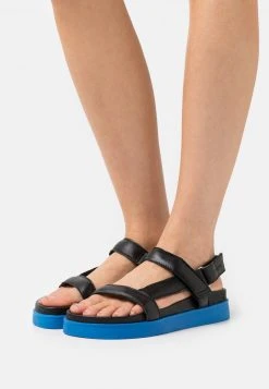 Marc O'Polo SINA - Plateausandalette - Black/blue | Damen