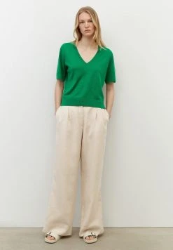 Marc O'Polo SHORTSLEEVE V NECK - T-Shirt Basic - Preppy Green | Damen -Marc O'Polo Verkäufe 2345b4959b4b47f19b0b8f3aad42fbf1
