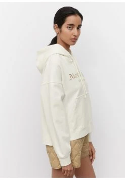 Marc O'Polo LOGO AUS GEPEACHTEM ORGANIC - Kapuzenpullover - Salty White | Damen -Marc O'Polo Verkäufe 2404773b758d4bfda911eb97b607745b