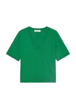 Marc O'Polo SHORTSLEEVE V NECK - T-Shirt Basic - Preppy Green | Damen -Marc O'Polo Verkäufe 244186146bc34b58a464ce6267c78270