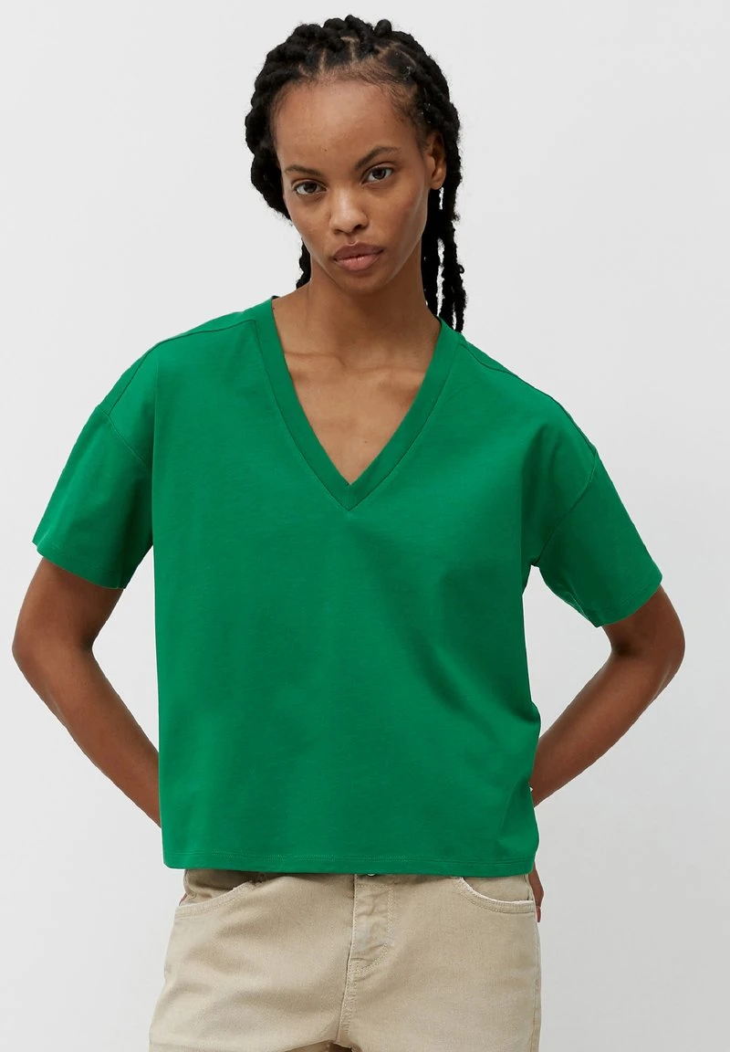 Marc O'Polo LOOSE - T-Shirt Basic - Preppy Green | Damen 1 Marc O'Polo LOOSE - T-Shirt Basic - Preppy Green | Damen