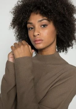 Marc O'Polo DRESS SHORTSLEEVE ROUND-NECK RICE CORN STRUCTURE - Strickkleid - Nutshell Brown | Damen -Marc O'Polo Verkäufe 25d09d41bcad4d6c8360e42c921c46b5