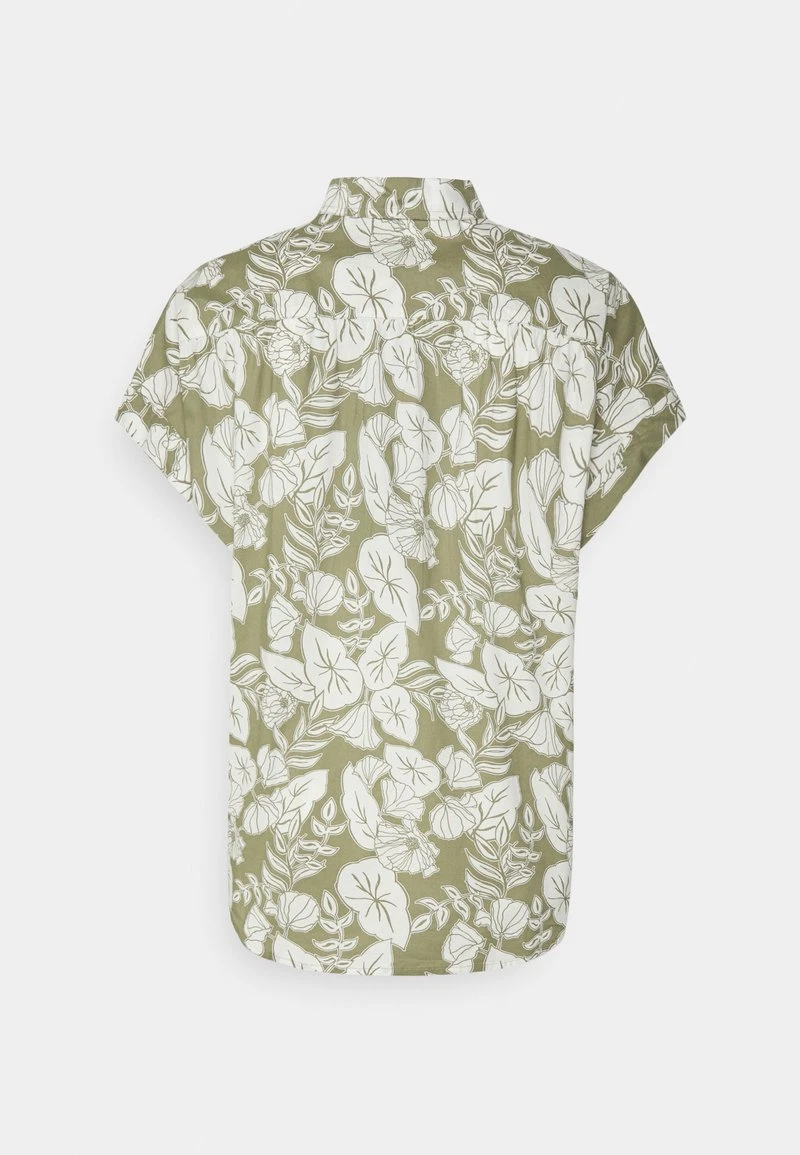 Marc O'Polo BLOUSE SHORT SLEEVE HALF BUTTON PLACKET - Hemdbluse - Olive | Damen 2 Marc O'Polo BLOUSE SHORT SLEEVE HALF BUTTON PLACKET - Hemdbluse - Olive | Damen – Bild 2