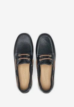 Marc O'Polo AUS HOCHWERTIGEM - Bootsschuh - Navy | Damen -Marc O'Polo Verkäufe 26b186a584e94e0eb3bfc7a3f93e8202