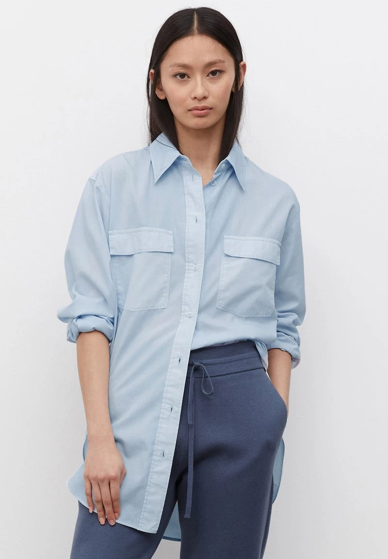 Marc O'Polo OVERSIZE MIT SPANNENDEM - Hemdbluse - Morning Dew | Damen 1 Marc O'Polo OVERSIZE MIT SPANNENDEM - Hemdbluse - Morning Dew | Damen