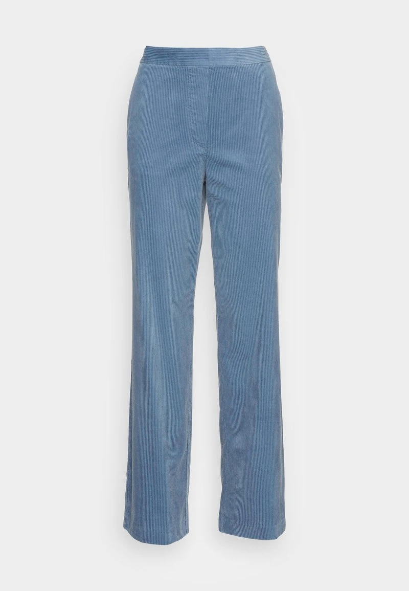 Marc O'Polo Damen PANTS JOGGING STYLE WIDE LEG SEAM POCKETS BACK WELT POCKET - Stoffhose - Fall Sky 1 Marc O'Polo Damen PANTS JOGGING STYLE WIDE LEG SEAM POCKETS BACK WELT POCKET - Stoffhose - Fall Sky